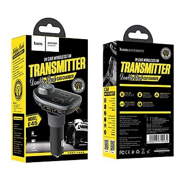 Avtoelektronika: Kateqoriya: Avto cihazlar Hoco E45 Happy Route FM Transmitter + — 1