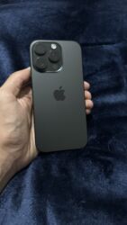 мини утюг для одежды: IPhone 16 Pro, Колдонулган, 256 ГБ, Black Titanium, Заряддоочу түзүлүш, Кабель, Куту, 100 %