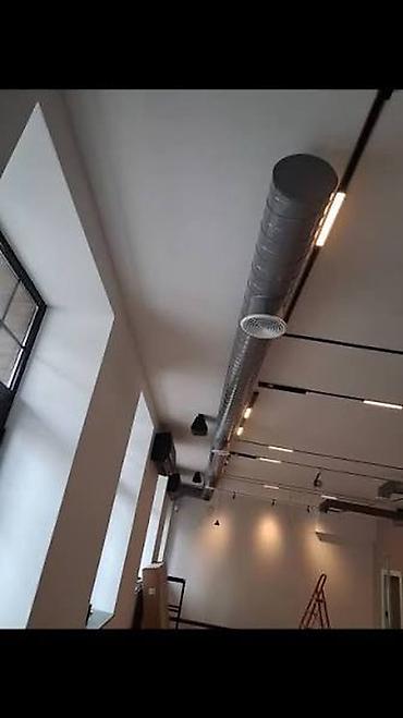 qonaq otagi tavan dizaynlari: Kafe, ofis və ticarət məkanları üçün havalandırma və işıqlandırma — 1