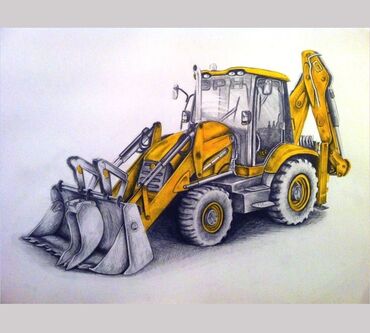 машинага чехол: Экскаватор, Дөңгөлөктүү