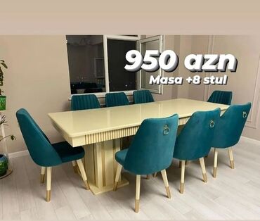 Sifarişlə masa və oturacaq dəstləri: Dördbucaq masa, Qonaq otağı üçün -da lalafo.az — 9 Sifarişlə masa və oturacaq dəstləri: Dördbucaq masa, Qonaq otağı üçün — 9