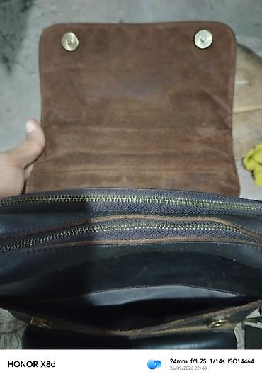Çantalar: HUNERPAUL brendi kişi/unikal stil üçün çiyin çantası. - Material — 5