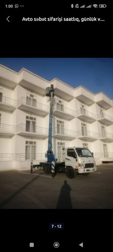 Tikinti texnikasının icarəsi: Avto səbət sifarişi,saatlıq,günlük və aylıq sifarişlər qəbul — 7