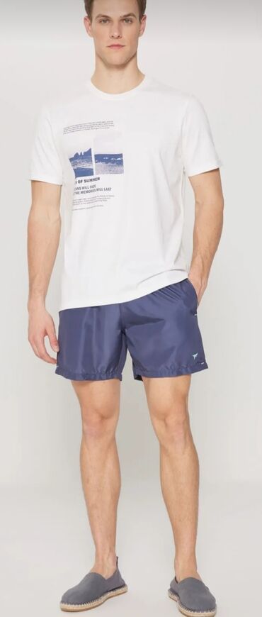 tek pencekler kisi ucun: Мужские шорты, Massimo Dutti, M (EU 38), цвет - Синий