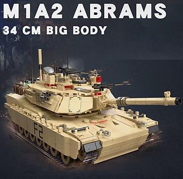 tank konstruktorları: 1389 hissədən ibarət iri həcmli Leqo-kanstruktor tank Abrams.Qiyməti — 7