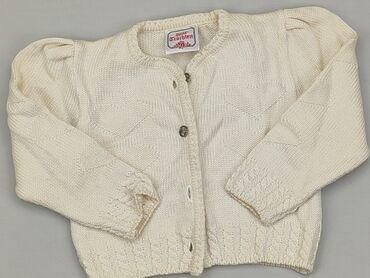sweterek popielaty bawelna lub wełna ciemny popiel: Cardigan, 0-3 months, condition - Good