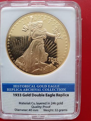 1933 Gold Double Eagle Replica – Historical Gold Eagle Replica