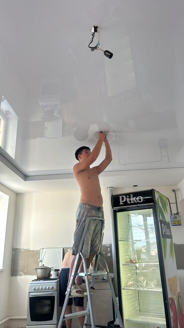 Потолочные работы: Монтаж потолков | Багет Больше 6 лет опыта at lalafo.kg — 7 Потолочные работы: Монтаж потолков | Багет Больше 6 лет опыта — 7