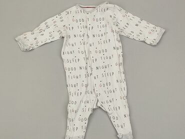 biały pajacyk niemowlęcy: Pajacyk, 6-9 m, stan - Zadowalający