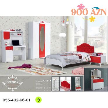Mebel: Qız üçün, Yeni, Təknəfərlik çarpayı