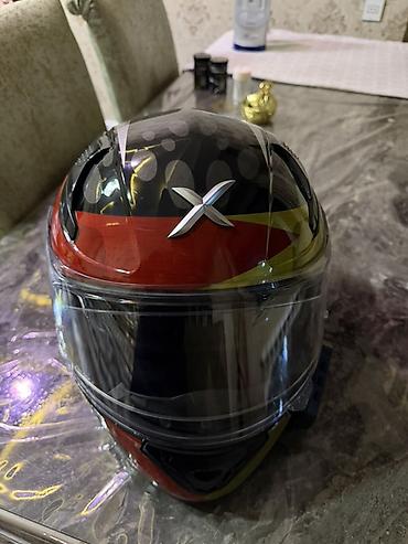Moto dəbilqələr: AXOR tam üzlü motosiklet dəbilqəsi - Brend/model: AXOR (Chrometech — 6