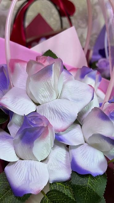 Букеты из живых цветов: Букеты из мыльных роз - Элегантные композиции из реалистичных — 7