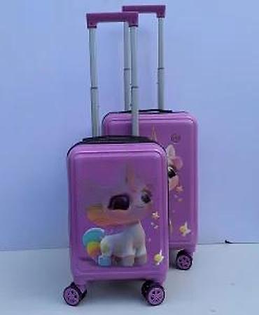 Rančevi, torbe i koferi: Dečji koferi – set 2 komada, motiv jednoroga - Tvrda školjka u — 9