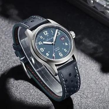 Ručni satovi: ADDIESDIVE AD2070 - 39mm - Plava / Koža - Seiko Automatik ADDIESDIVE — 7