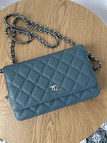 Chanel Wallet on Chain (WOC) – mavi-yaşıl ton 1/1 еurope - Material