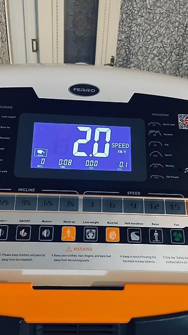 big 6: Ferro qaçış trenajoru - Elektrikli qaçış yolu, geniş LED ekranlı — 8
