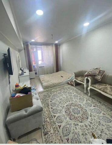 2 ком кв бишкек в Кыргызстан | Продажа квартир: 1 комната, 40 м², Элитка, 7 этаж, Свежий ремонт, Центральное отопление