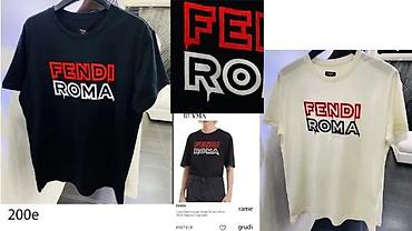 Majice: Men's T-shirt Fendi, bоја - Crna — 13