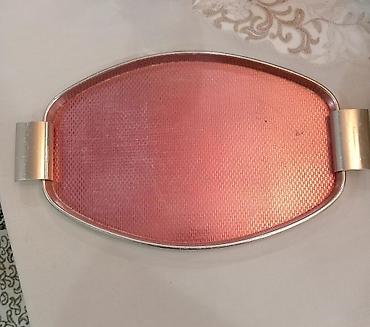 Metall tutacaqlı servis fənəri/tray - Material: metal karkas və