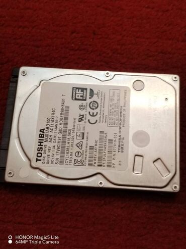 Hard diskovi, eksterni diskovi: Hard Disk 1TB TOSHIBA 2.5'' health/performance 100% Karakteristike — 9