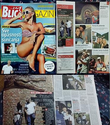 Ostalo: Komplet časopisa Blic Magazin i Blic Žena (9 broja) Dobro očuvani — 8
