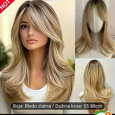 Perike i klipse: Perike – više modela i dužina - Tip: ženske modne perike sa dugim — 53