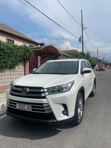 самая дорогая машина в кыргызстане 2023: Toyota Highlander: 2019 г., 3.5 л, Автоматтык, Бензин, Кроссовер