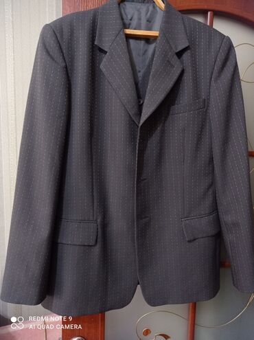 брендовая мужская одежда бишкек: Костюм 5XL (EU 50), 6XL (EU 52), цвет - Серый