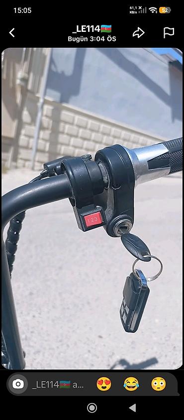 elektro maped: Electric bike 55-60 sürət heçbir problemi yoxdur 1-2-3 skorus arxa — 4