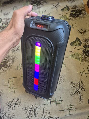 Mikrofonlar: Yeni Audio Pro Kolonka, Növ - Bluetooth, rəng - Qara