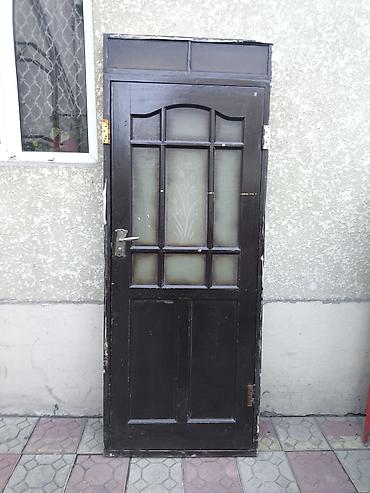 Балконные двери: Межкомнатные двери из чистого дерева, темно-коричневая окраска — 10