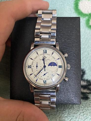 Наручные часы: Patek Philippe üslubunda paslanmayan poladdan qol saatı - Korpus və — 3