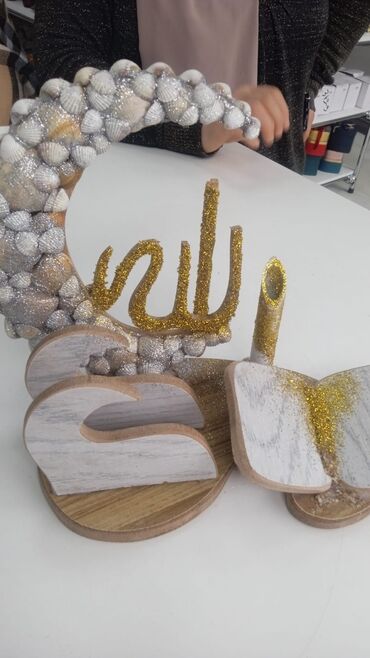 Şəkillər, tablolar: Məhsul: Dekorativ əl işləri – divar asılqanları - Material: təbii — 18