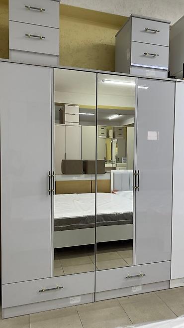 Спальные гарнитуры: Спальный гарнитур, Новый, Двуспальная кровать, Шкаф, Комод, МДФ, Самовывоз, цвет - Бежевый at lalafo.kg — 6 Спальные гарнитуры: Спальный гарнитур, Новый, Двуспальная кровать, Шкаф, Комод, МДФ, Самовывоз, цвет - Бежевый — 6