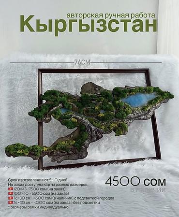 карта: Панно из стабилизированного мха Превратите ваш интерьер в — 3