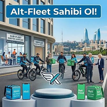 Готовый бизнес: Alt-Fleet tərəfdaşlığı xidməti – çatdırılma komandası qurmaq və idarə — 1