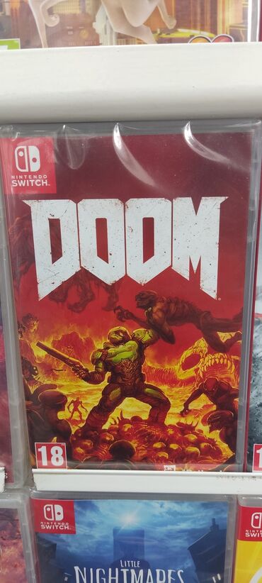 doom: Nintendo switch üçün doom oyun diski. Tam original, bağlamadadır. -