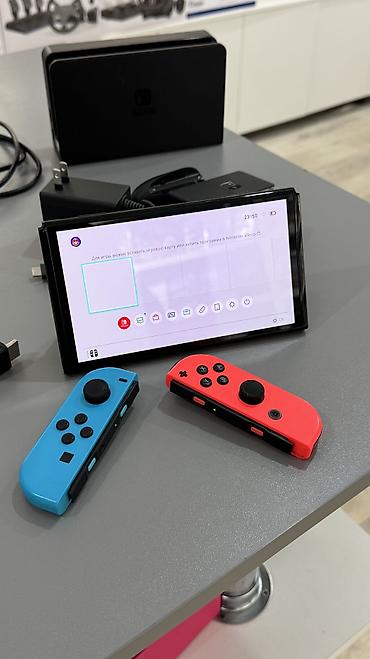 Nintendo Switch Oled 64гб в хорошем состоянии Все работает без