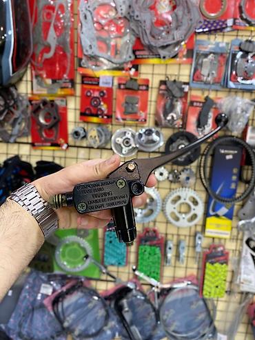 moped matoru: Motosiklet üçün ön əyləc klapanlı manet (master cylinder) və manet — 1