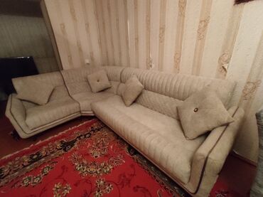 Divan və kreslo dəstləri: Künc divan, Divan, Bazasız, Açılmayan — 3