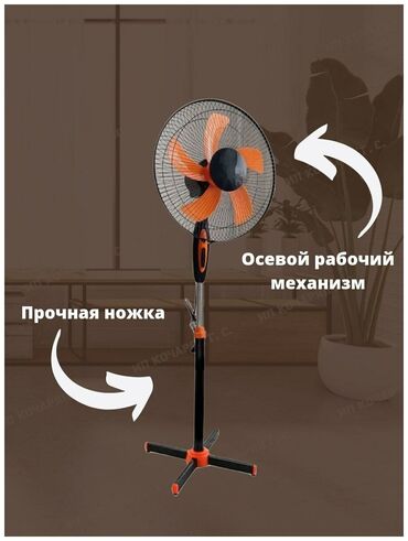 подвесной вентилятор: Вентилятор AEG, Напольный, Лопастной
