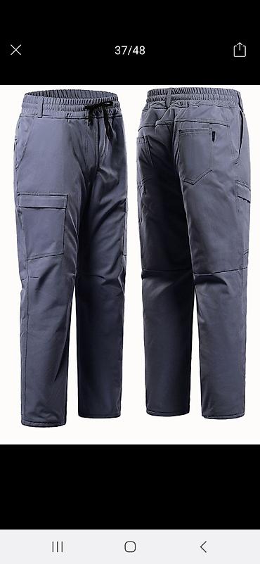 одежди: Зимний мужской костюм (куртка + брюки), размер 52–54, сезон — 4