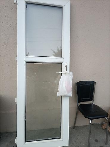 plasdik qapi pencere: PVC plastik pəncərə qapağı (açılan), iki bölməli şüşə paketlə — 4