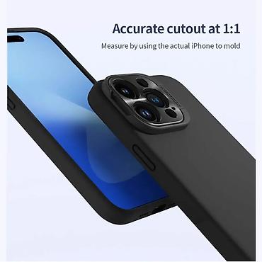 Maske i futrole za telefone: Futrola Nillkin Lens Wing Magnetic za iPhone 15 Pro (6.1) crna. Uz — 9