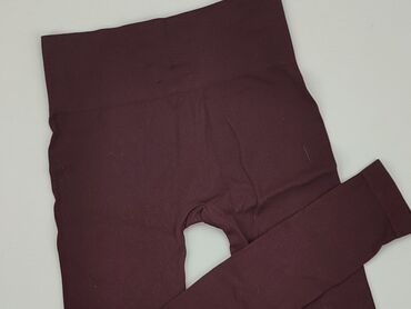 bordowa spódnice reserved: Leggings, Pull and Bear, L (EU 40), condition - Very good