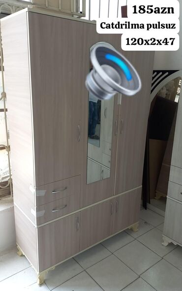 Dolablar: Yeni, Açılan, 3 qapılı Düz dolab, Qarderob, paltar dolabı, Azərbaycan -da lalafo.az — 4 Dolablar: Yeni, Açılan, 3 qapılı Düz dolab, Qarderob, paltar dolabı, Azərbaycan — 4