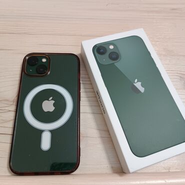 принтер черно белый цена: IPhone 13, Колдонулган, 128 ГБ, Alpine Green, Куту, 84 %