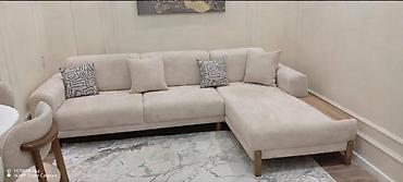 mingəcevir mebel: Künc divan, Yeni, Açılmayan, Bazasız, Nabuk, Pulsuz çatdırılma — 1