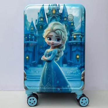 Rančevi, torbe i koferi: Dečiji kofer na točkiće – motiv ledene princeze - Tvrda školjka sa — 2