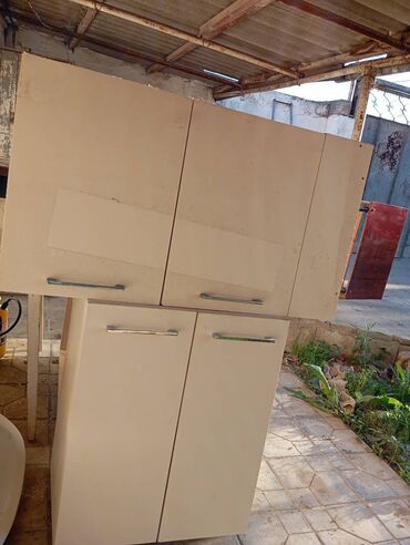 metbex mebelleri sifarisi: 2 çi əl mətbəx mebeli 4 şkaf qab yumaq üçün univalnik və əl üz yumaq